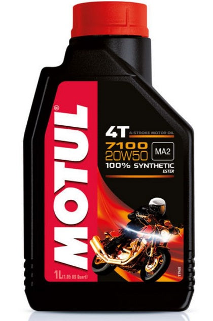 7100 20 W 50 Motul 1 Litre Fully Synthetic Engine Oil for Yamaha Crux — motorcycle spare part Kenya
