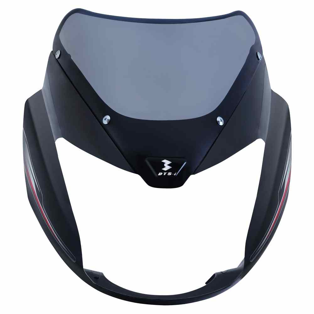 Black with Silver Mask for Bajaj Pulsar 150 New — motorcycle spare part Kenya