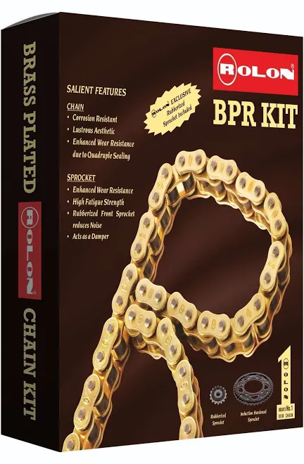 Brass Chain Kit Raoln Impulse for Hero — motorcycle spare part Kenya