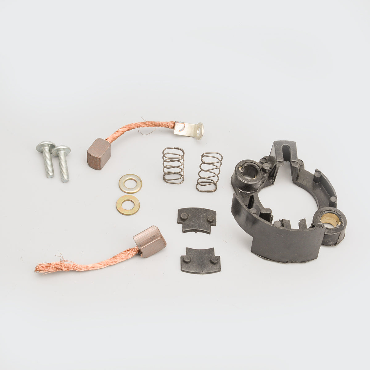 Carbon Brush Set (w/Plate) Star City/Star City 110 for TVS — motorcycle spare part Kenya