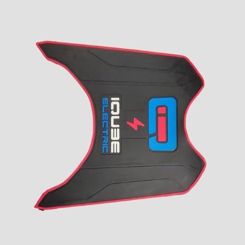 Centre Mat 3D I-qube Blk/Red for TVS — motorcycle spare part Kenya