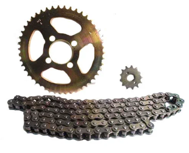 Chain Sprocket Kit for Yamaha Enticer — motorcycle spare part Kenya