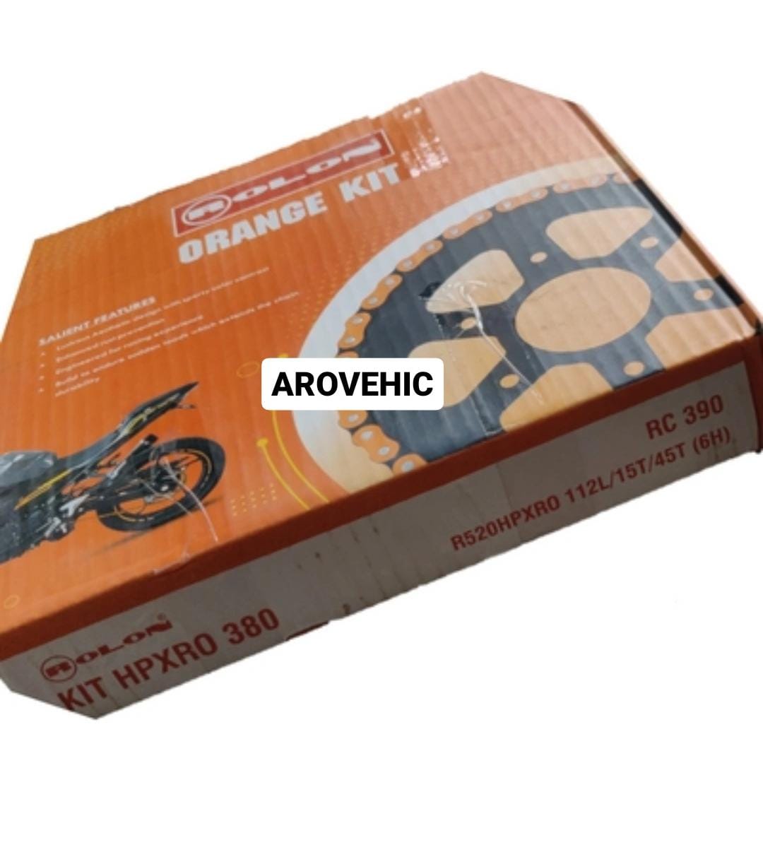 Chain Sprocket Orange Kit-rolon