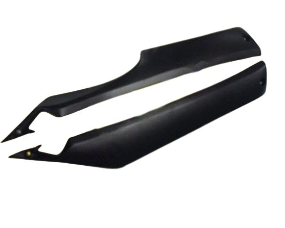 Footrest Trim Set Mat Black