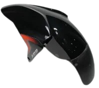 Front Fender ABS Ebony Black with Red Decal(2015-2016)