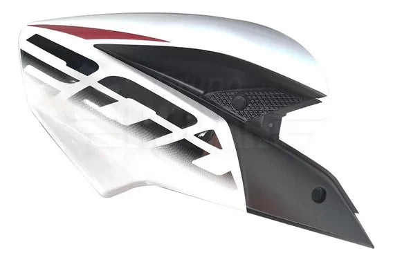 Fuel Tank Cover Right Side Pearl Mett White(2021-2023) for Bajaj Pulsar NS 200 — motorcycle spare part Kenya