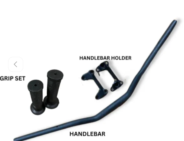 Handlebar with Handlebar Holder and Grip Set