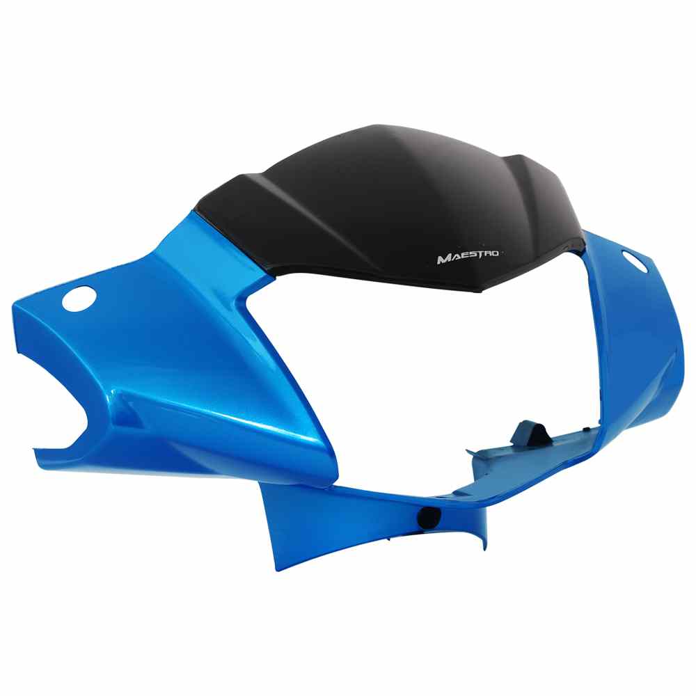 Headlight Visor Blue for Hero Maestro — motorcycle spare part Kenya