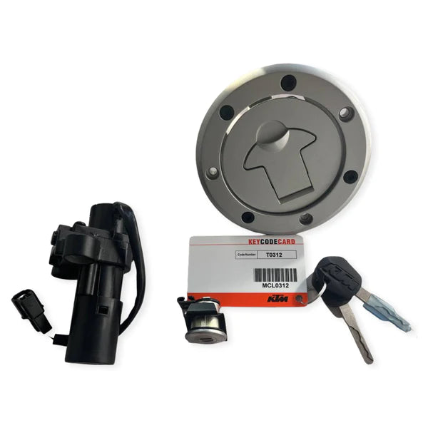 Lock Set for KTM Duke 250 — motorcycle spare part Kenya