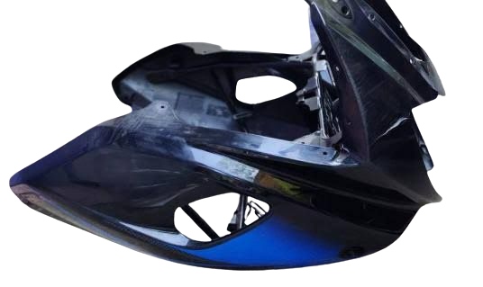 Mask Black with Blue Sticker
