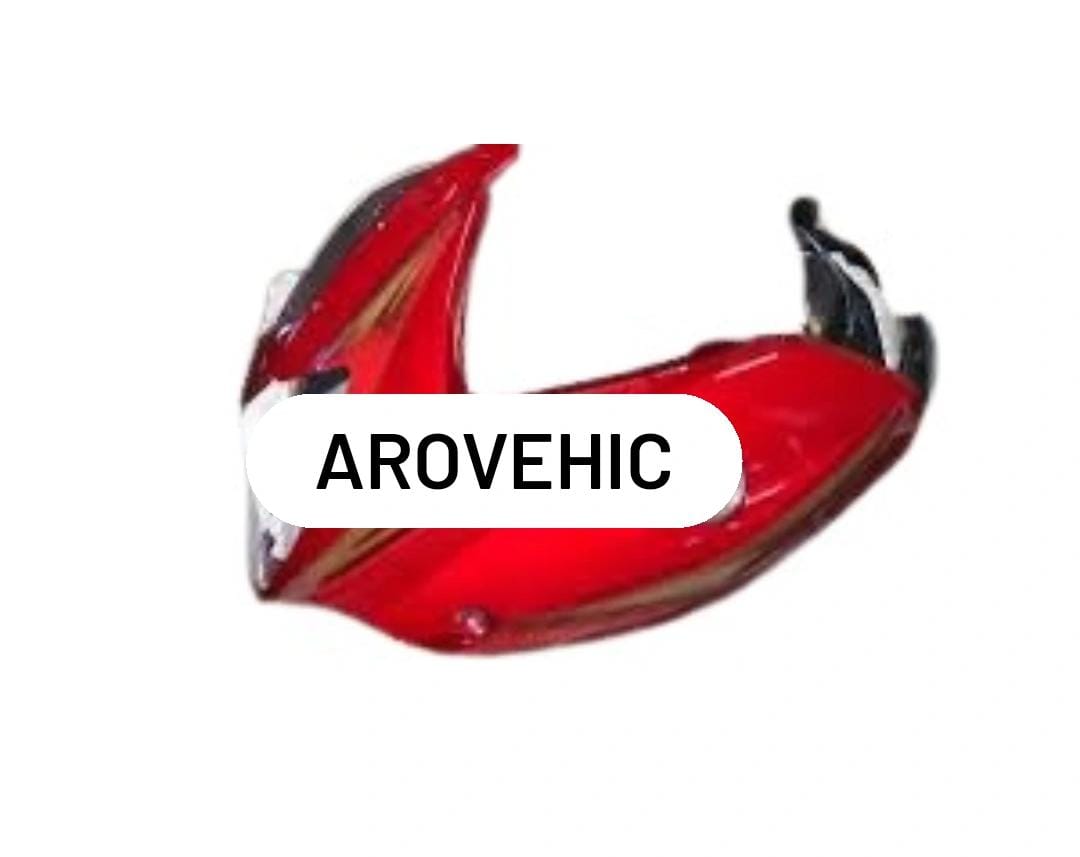 Mask Red with Gold Sticker