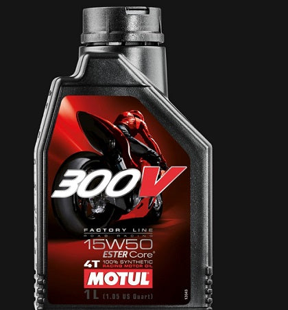 Motul 300 V 15 W 50 Fully Synthetic 1 Litre Engine Oil for Yamaha Crux — motorcycle spare part Kenya
