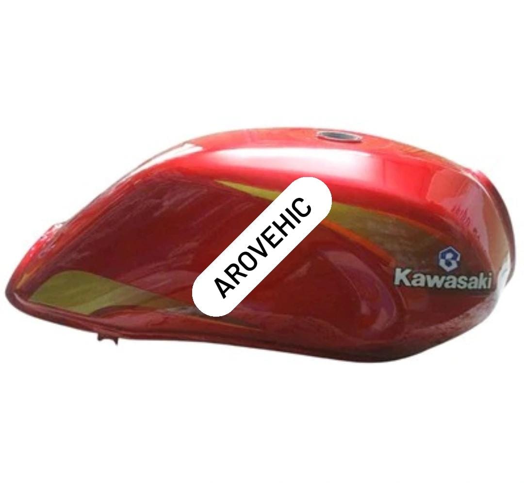 Petrol Tank Red/Golden for Bajaj Caliber — motorcycle spare part Kenya