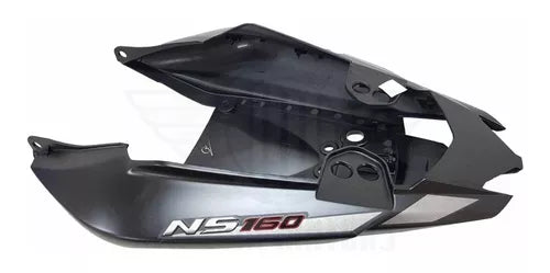 Seat Cowl Assy Pewter Met Black & White(2020-2023) for Bajaj Pulsar NS 160 — motorcycle spare part Kenya