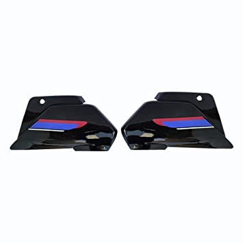 Side Cover Black Blue Red Sticker