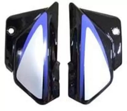 Side Cover Black Blue Sticker
