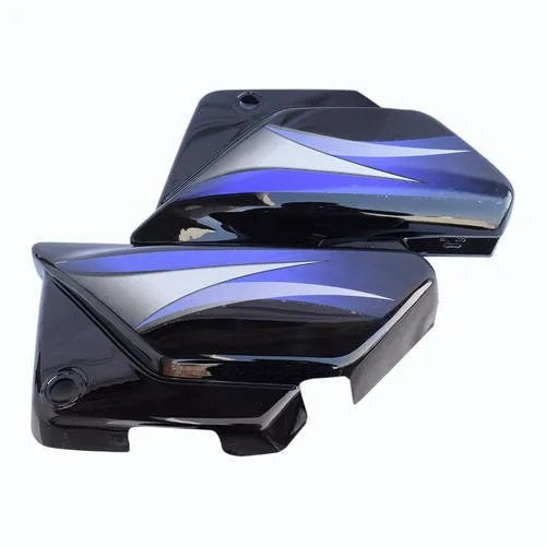 Side Cover Black Blue Sticker (First Quality)