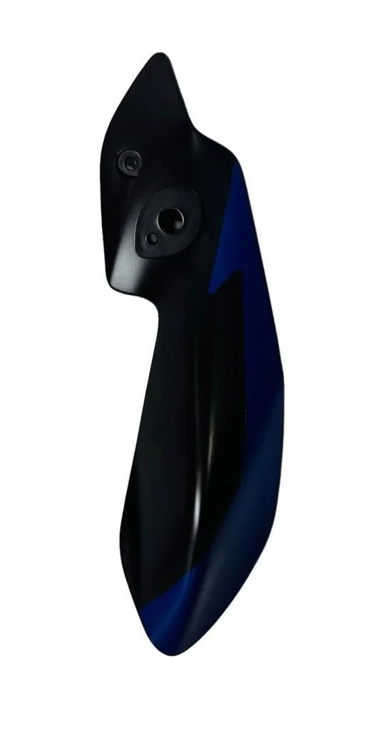 Side Mask Left Side Satin Black + Deacal Plasma Blue