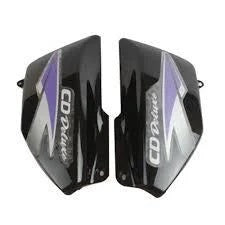 Side Panel Black Blue Colour