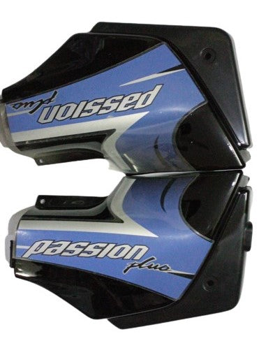 Side Panel Black Blue Sai (First Quality) for Hero Passion Plus New — motorcycle spare part Kenya