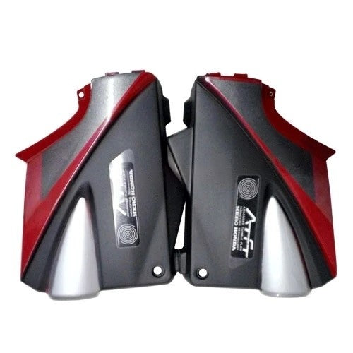 Side Panel Set Mat Red Black (First Quality)