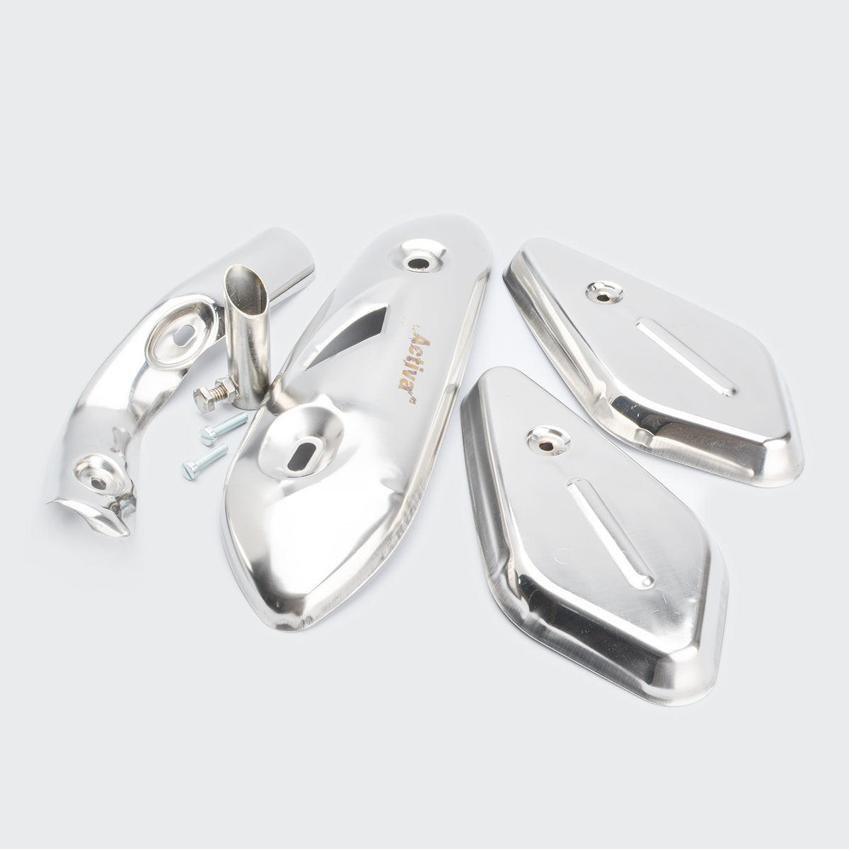 Silencer Patra+hub Cover [CP] Activa 3G/Activa 4G for Honda — motorcycle spare part Kenya
