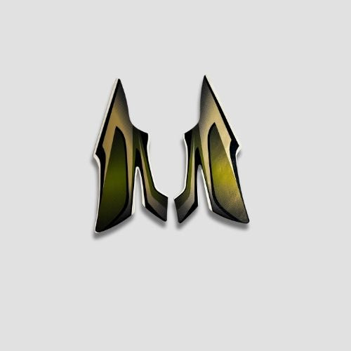 Stckr H L Firing 3d-colour Discover 100 [blk Tank-grn&gold ]