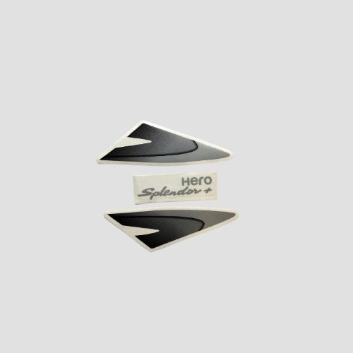 Stckr H L Firing Hero Splendor Plus N/M [blk Tank-grey]