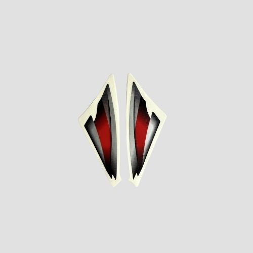 Stckr H L Firing Hero Splendor Pro [blk Tank-red]