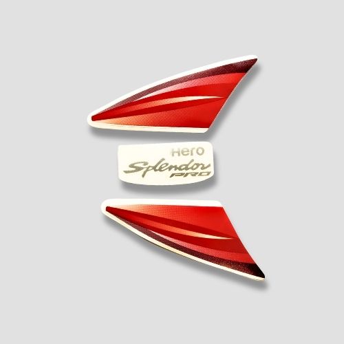 Stckr H L Firing Hero Splendor Pro T2 [red Tank]