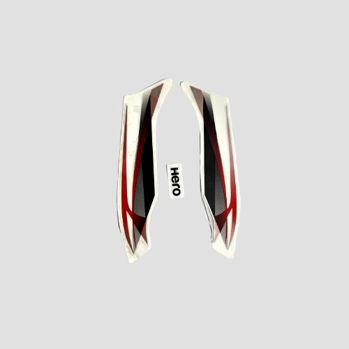 Stckr H L Firing Hero Super Splendor 4/M [slvr Tank]