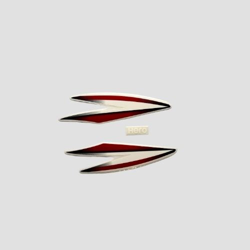 Stckr H L Firing Hero Super Splendor T5 [Blk-red]