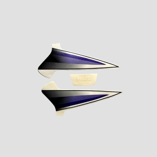 Stckr H L Firing Hero Super Splendor T6 [Blk-blue]