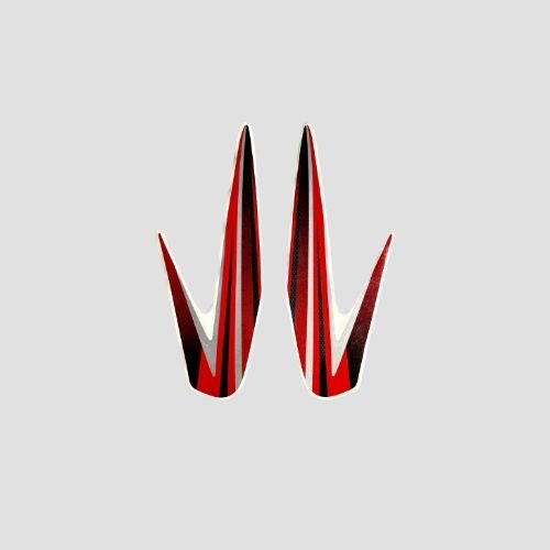 Stckr H L Firing Passion Pro 2/M [blk Tank-red]