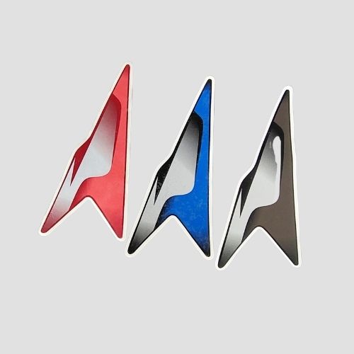 Stckr H L Firing Platina 110 Comfortec T3 [2019] Blk/Blue for Bajaj — motorcycle spare part Kenya