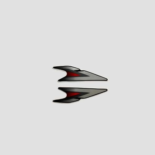 Stckr H L Firing Shine [blk+blue Tank-red]