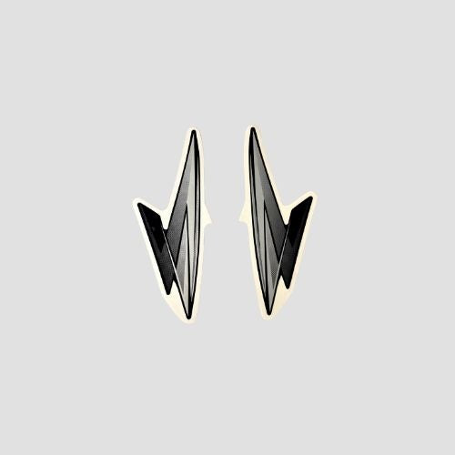 Stckr H L Firing Shine T4 [blk Tank-grey] for Honda — motorcycle spare part Kenya