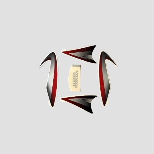 Stckr H L Firing Splendor NXG 3/M [blk Tank-red] for Hero — motorcycle spare part Kenya