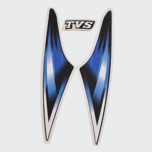 Stckr H L Firing Star City 110 N/M [blk Tank-blue] for TVS — motorcycle spare part Kenya
