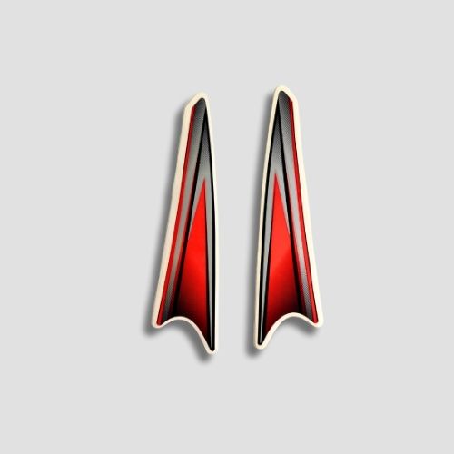 Stckr H L Firing Yuga T2 [blk Tank-red] for Honda — motorcycle spare part Kenya