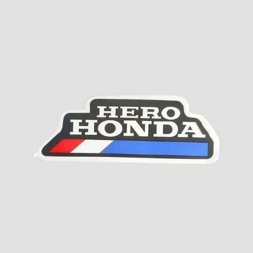 Stckr Letter H L Firing Splendor [blk Tank] for Hero — motorcycle spare part Kenya