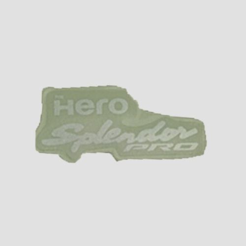 Stckr Letter Hero Splendor Pro Slvr