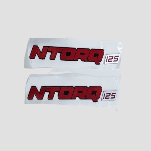Stckr Monogram [Red] Ntorq for TVS — motorcycle spare part Kenya