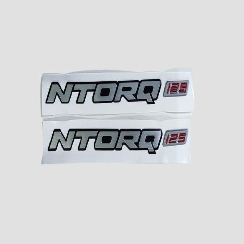 Stckr Monogram [Slvr] Ntorq for TVS — motorcycle spare part Kenya