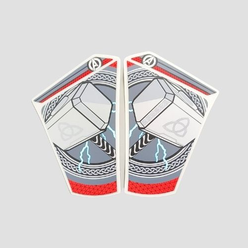 Stckr Nose Ntorq 125 Super Squad Lightning Grey [Thor] for TVS — motorcycle spare part Kenya