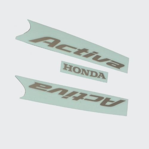 Stckr Set Activa 110 T4 [red/Whi/Maroon Shield-gold] for Honda — motorcycle spare part Kenya