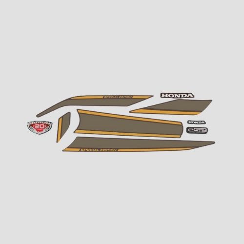 Stckr Set Activa 6G Limited Edition [2021] Brown for Honda — motorcycle spare part Kenya