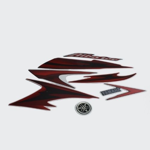 Stckr Set Alba 106 [red Tank] for Yamaha — motorcycle spare part Kenya