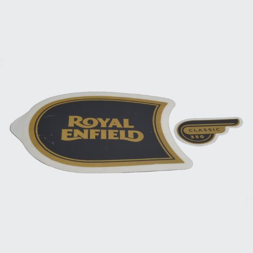 Stckr Set Bullet Classic 350 T2 [whi Tank] for Royal Enfield — motorcycle spare part Kenya
