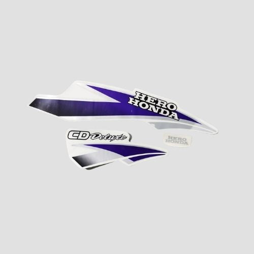 Stckr Set Cd-deluxe O/M Blk/Prpl